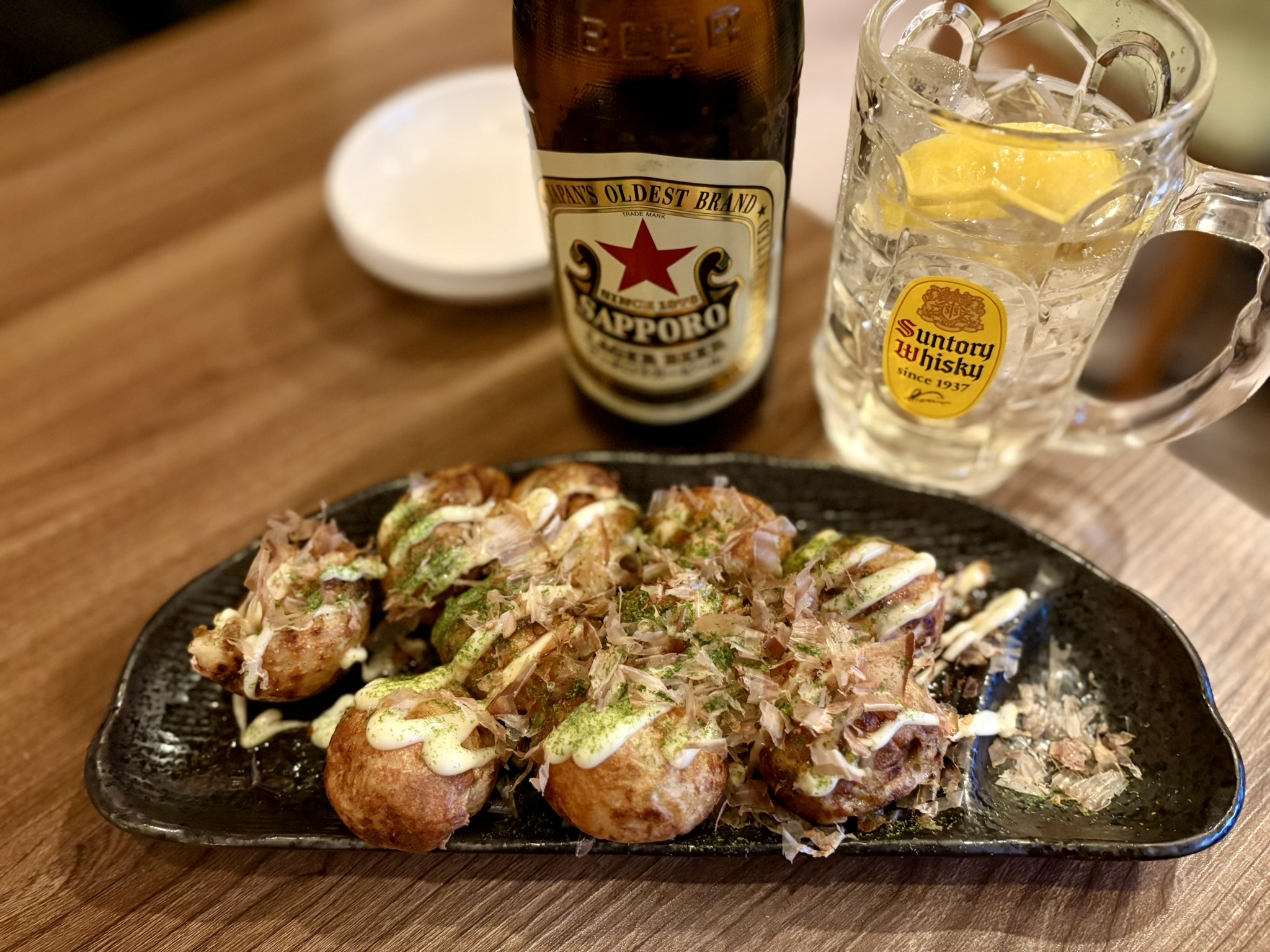 新中野でちょい昼飲み！大阪たこ焼きが楽しめる「たこ焼き屋 天晴れ」へ行ってきました