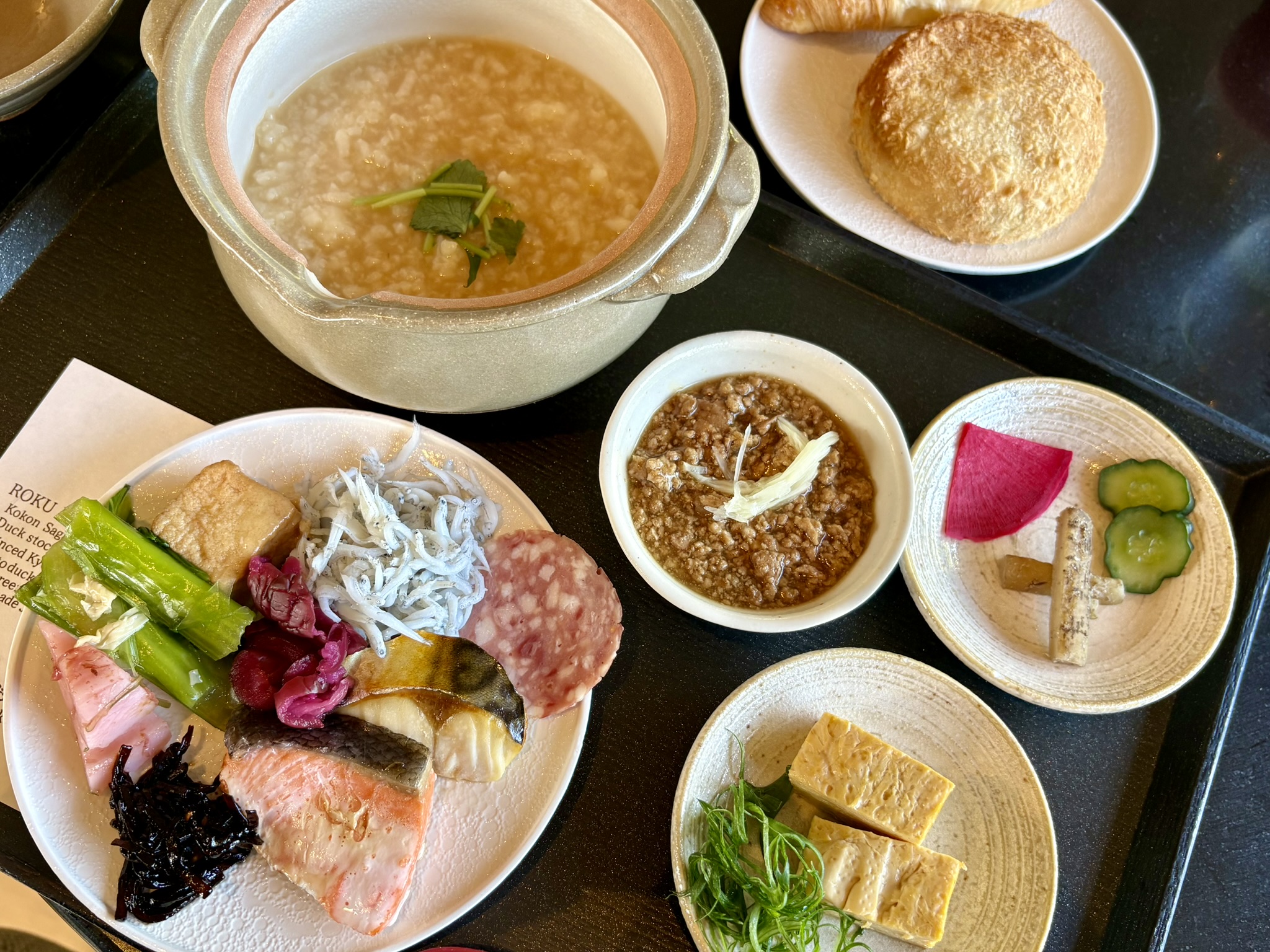 京都昼飲み×ラグジュアリーステイ⑦ROKU京都の朝食レビュー｜2日分を写真付きで紹介